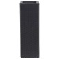 vidaXL Garten-Hochbeete 3-tlg. Poly Rattan Schwarz vidaXL Garten-Hochbeete 3-tlg. Poly Rattan Schwarz