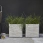 Capi Blumentopf Nature Rib Quadratisch 40 x 40 cm Elfenbein KOFI903 Capi Blumentopf Nature Rib Quadratisch 40 x 40 cm Elfenbein KOFI903