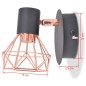 vidaXL Wandleuchten 2 Stk. mit 2 LED-Glühlampen 8 W vidaXL Wandleuchten 2 Stk. mit 2 LED-Glühlampen 8 W
