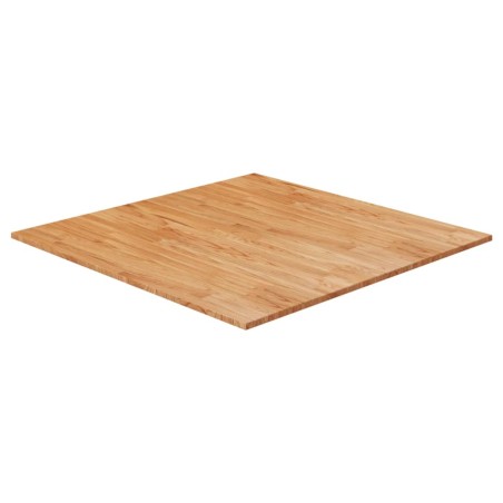vidaXL Tischplatte Quadratisch Hellbraun 90x90x2,5cm Behandelte Eiche