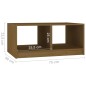 vidaXL Couchtisch Honigbraun 75x50x33,5 cm Massivholz Kiefer vidaXL Couchtisch Honigbraun 75x50x33,5 cm Massivholz Kiefer