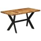 vidaXL Esstisch 140x70x75 cm Massives Raues Mangoholz vidaXL Esstisch 140x70x75 cm Massives Raues Mangoholz