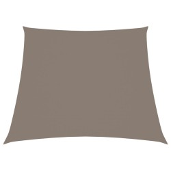 vidaXL Sonnensegel Oxford-Gewebe Trapezförmig 2/4x3 m Taupe