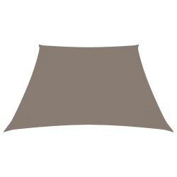vidaXL Sonnensegel Oxford-Gewebe Trapezförmig 2/4x3 m Taupe