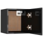 vidaXL TV-Wandschränke 2 Stk. Hochglanz-Schwarz 30,5x30x30 cm vidaXL TV-Wandschränke 2 Stk. Hochglanz-Schwarz 30,5x30x30 cm