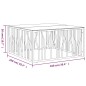 vidaXL Couchtisch Golden 100x100x50 cm Edelstahl und Glas vidaXL Couchtisch Golden 100x100x50 cm Edelstahl und Glas
