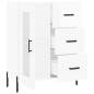 vidaXL Sideboard Hochglanz-Weiß 69,5x34x90 cm Holzwerkstoff vidaXL Sideboard Hochglanz-Weiß 69,5x34x90 cm Holzwerkstoff