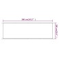 vidaXL Senkrechtmarkise Terrakotta 100x360 cm Oxford-Gewebe vidaXL Senkrechtmarkise Terrakotta 100x360 cm Oxford-Gewebe