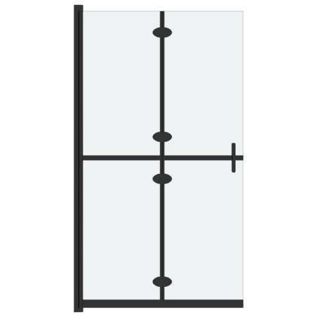 vidaXL Faltbare begehbare Duschwand ESG-Glas mattiert 70x190 cm