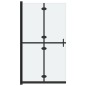 vidaXL Faltbare begehbare Duschwand ESG-Glas mattiert 70x190 cm vidaXL Faltbare begehbare Duschwand ESG-Glas mattiert 70x190 cm