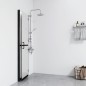 vidaXL Faltbare begehbare Duschwand ESG-Glas mattiert 70x190 cm vidaXL Faltbare begehbare Duschwand ESG-Glas mattiert 70x190 cm