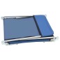 vidaXL Klappliegen 2 Stk. Stahl und Stoff Blau vidaXL Klappliegen 2 Stk. Stahl und Stoff Blau