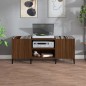 vidaXL Plattenschrank Braun Eichen-Optik 121x38x48 cm Holzwerkstoff vidaXL Plattenschrank Braun Eichen-Optik 121x38x48 cm Holzwerkstoff