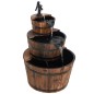 vidaXL Gartenbrunnen mit Pumpe 60x60x94 cm Massivholz Tanne vidaXL Gartenbrunnen mit Pumpe 60x60x94 cm Massivholz Tanne