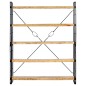 vidaXL Bücherregal 5 Fächer 140x30x180 cm Mango Massivholz vidaXL Bücherregal 5 Fächer 140x30x180 cm Mango Massivholz
