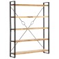 vidaXL Bücherregal 5 Fächer 140x30x180 cm Mango Massivholz vidaXL Bücherregal 5 Fächer 140x30x180 cm Mango Massivholz