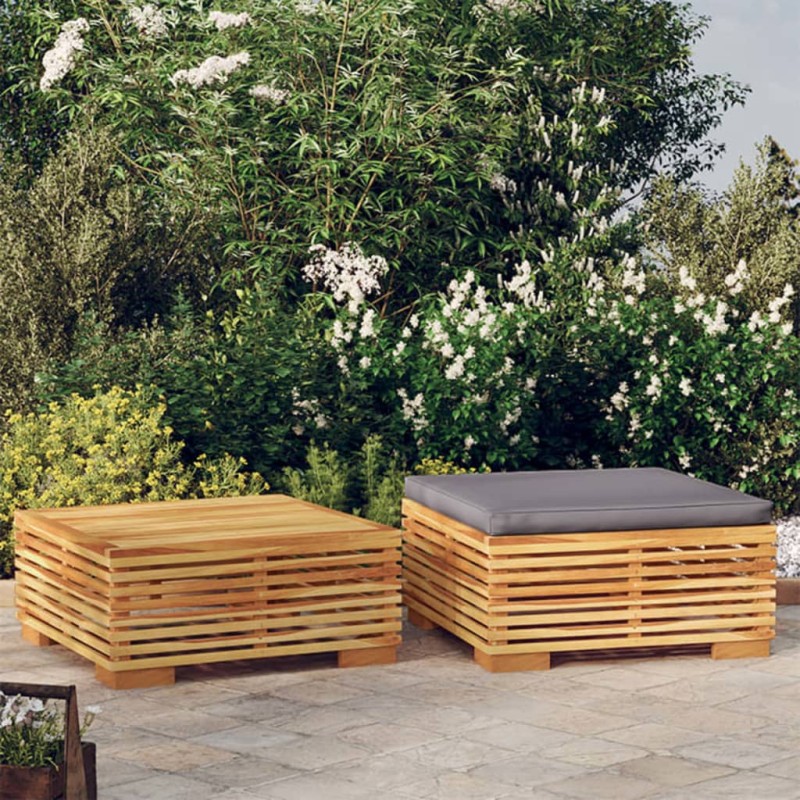 2-tlg. Garten-Lounge-Set Massivholz Teak 2-tlg. Garten-Lounge-Set Massivholz Teak