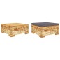 2-tlg. Garten-Lounge-Set Massivholz Teak 2-tlg. Garten-Lounge-Set Massivholz Teak