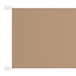 vidaXL Senkrechtmarkise Taupe 60x600 cm Oxford-Gewebe