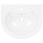 vidaXL Freistehendes Waschbecken mit Säule Keramik Weiß 520x440x190 mm vidaXL Freistehendes Waschbecken mit Säule Keramik Weiß 520x440x190 mm