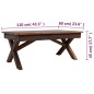 vidaXL Couchtisch Recyceltes Massivholz 110 x 60 x 45 cm vidaXL Couchtisch Recyceltes Massivholz 110 x 60 x 45 cm