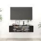vidaXL TV-Hängeschrank Schwarz 100x30x26,5 cm Holzwerkstoff vidaXL TV-Hängeschrank Schwarz 100x30x26,5 cm Holzwerkstoff