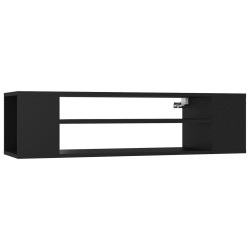 vidaXL TV-Hängeschrank Schwarz 100x30x26,5 cm Holzwerkstoff