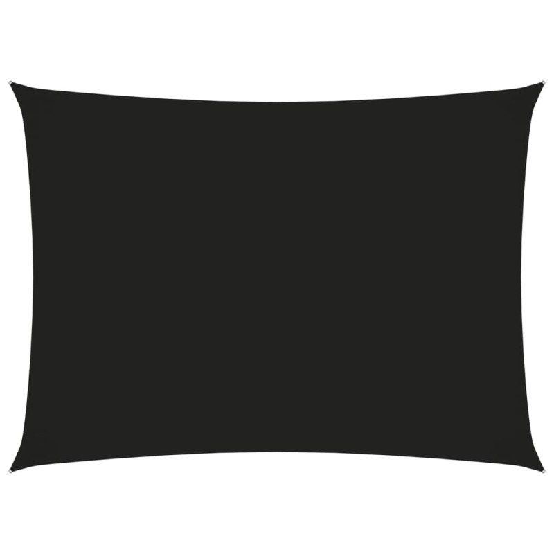 vidaXL Sonnensegel Oxford-Gewebe Rechteckig 3,5x5 m Schwarz vidaXL Sonnensegel Oxford-Gewebe Rechteckig 3,5x5 m Schwarz