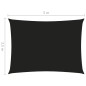 vidaXL Sonnensegel Oxford-Gewebe Rechteckig 3,5x5 m Schwarz vidaXL Sonnensegel Oxford-Gewebe Rechteckig 3,5x5 m Schwarz
