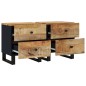 vidaXL Nachttische 2 Stk. 40x33x46 cm Massivholz Mango vidaXL Nachttische 2 Stk. 40x33x46 cm Massivholz Mango