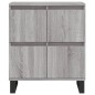vidaXL Sideboards 3 Stk. Grau Sonoma Holzwerkstoff vidaXL Sideboards 3 Stk. Grau Sonoma Holzwerkstoff