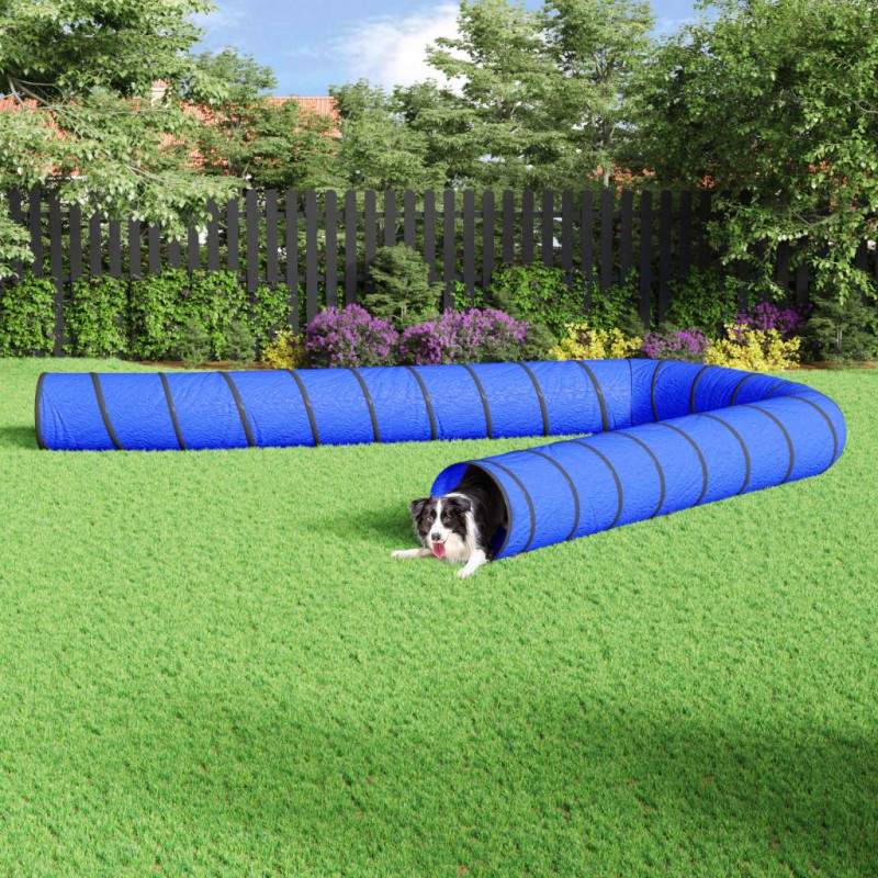 vidaXL Hundetunnel Blau Ø 55x1000 cm Polyester vidaXL Hundetunnel Blau Ø 55x1000 cm Polyester
