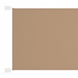 vidaXL Senkrechtmarkise Taupe 60x800 cm Oxford-Gewebe