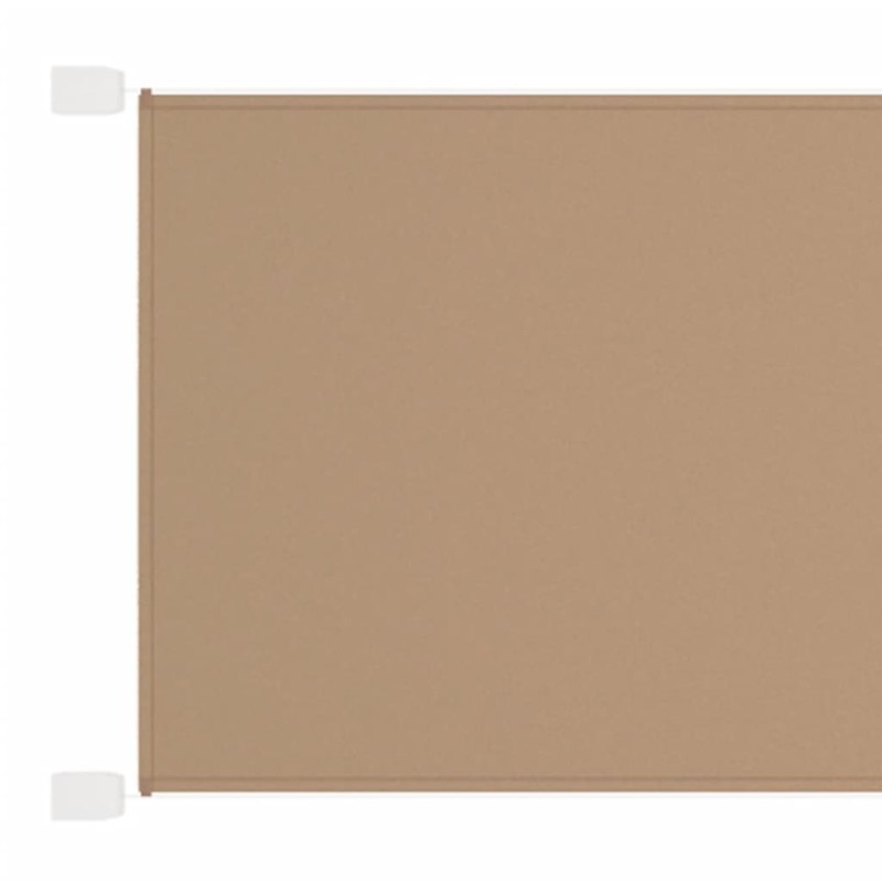 vidaXL Senkrechtmarkise Taupe 60x800 cm Oxford-Gewebe vidaXL Senkrechtmarkise Taupe 60x800 cm Oxford-Gewebe
