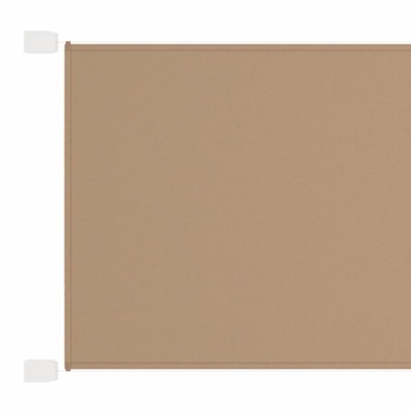 vidaXL Senkrechtmarkise Taupe 60x800 cm Oxford-Gewebe