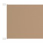 vidaXL Senkrechtmarkise Taupe 60x800 cm Oxford-Gewebe vidaXL Senkrechtmarkise Taupe 60x800 cm Oxford-Gewebe