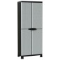 vidaXL Kunststoffschrank 68x39x171,5 cm Rattan-Design vidaXL Kunststoffschrank 68x39x171,5 cm Rattan-Design