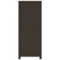 vidaXL Kunststoffschrank 68x39x171,5 cm Rattan-Design vidaXL Kunststoffschrank 68x39x171,5 cm Rattan-Design