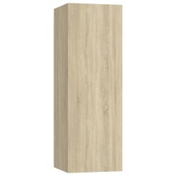vidaXL TV-Schrank Sonoma-Eiche 30,5x30x90 cm Holzwerkstoff