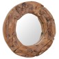 vidaXL Dekorativer Spiegel Teak 60 cm Rund vidaXL Dekorativer Spiegel Teak 60 cm Rund