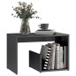 vidaXL Beistelltisch Hochglanz-Grau 59x36x38 cm Holzwerkstoff vidaXL Beistelltisch Hochglanz-Grau 59x36x38 cm Holzwerkstoff