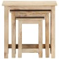 vidaXL Satztische 3 Stk. Massivholz Mango vidaXL Satztische 3 Stk. Massivholz Mango