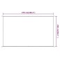 vidaXL Senkrechtmarkise Blau 250x270 cm Oxford-Gewebe vidaXL Senkrechtmarkise Blau 250x270 cm Oxford-Gewebe