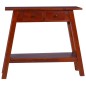 vidaXL Konsolentisch Klassisches Braun 90x30x75 cm Massivholz Mahagoni vidaXL Konsolentisch Klassisches Braun 90x30x75 cm Massivholz Mahagoni