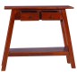 vidaXL Konsolentisch Klassisches Braun 90x30x75 cm Massivholz Mahagoni vidaXL Konsolentisch Klassisches Braun 90x30x75 cm Massivholz Mahagoni
