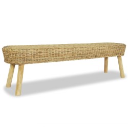 vidaXL Flurbank 160 x 35 x 45 cm Rattan Natur