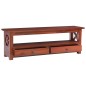 vidaXL TV-Schrank Braun 120 x 30 x 40 cm Massivholz Mahagoni vidaXL TV-Schrank Braun 120 x 30 x 40 cm Massivholz Mahagoni