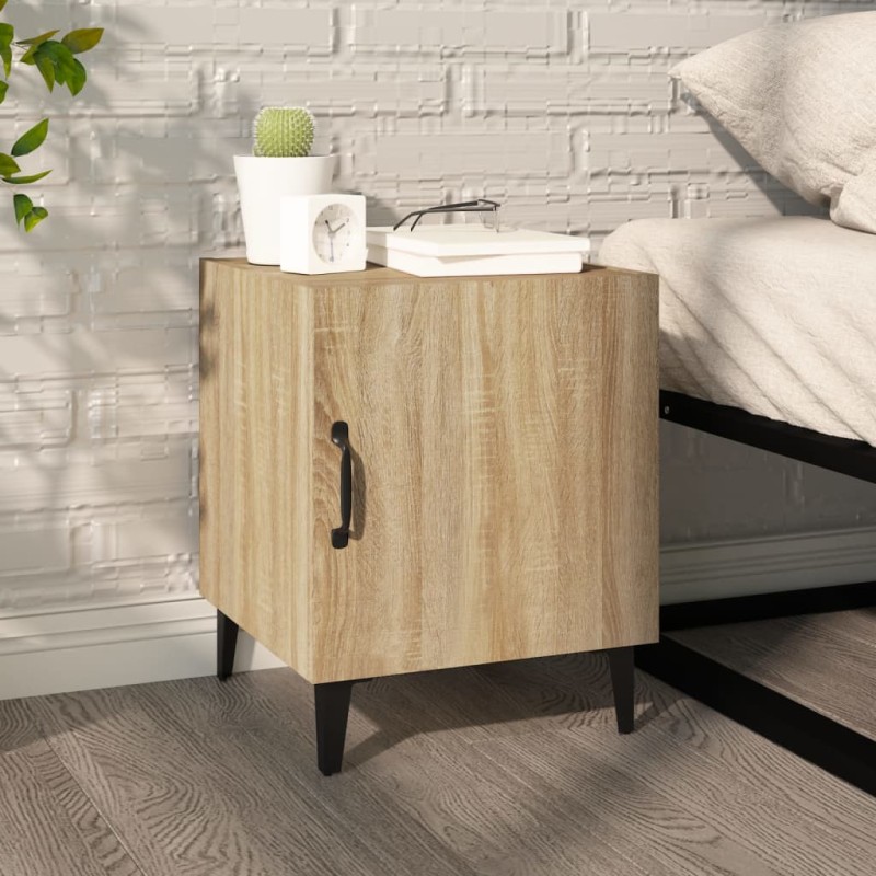 vidaXL Nachttisch Sonoma-Eiche Holzwerkstoff vidaXL Nachttisch Sonoma-Eiche Holzwerkstoff