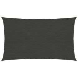 vidaXL Sonnensegel 160 g/m² Anthrazit 3,5x5 m HDPE