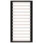 vidaXL Massivholzbett Schwarz 135x190 cm vidaXL Massivholzbett Schwarz 135x190 cm